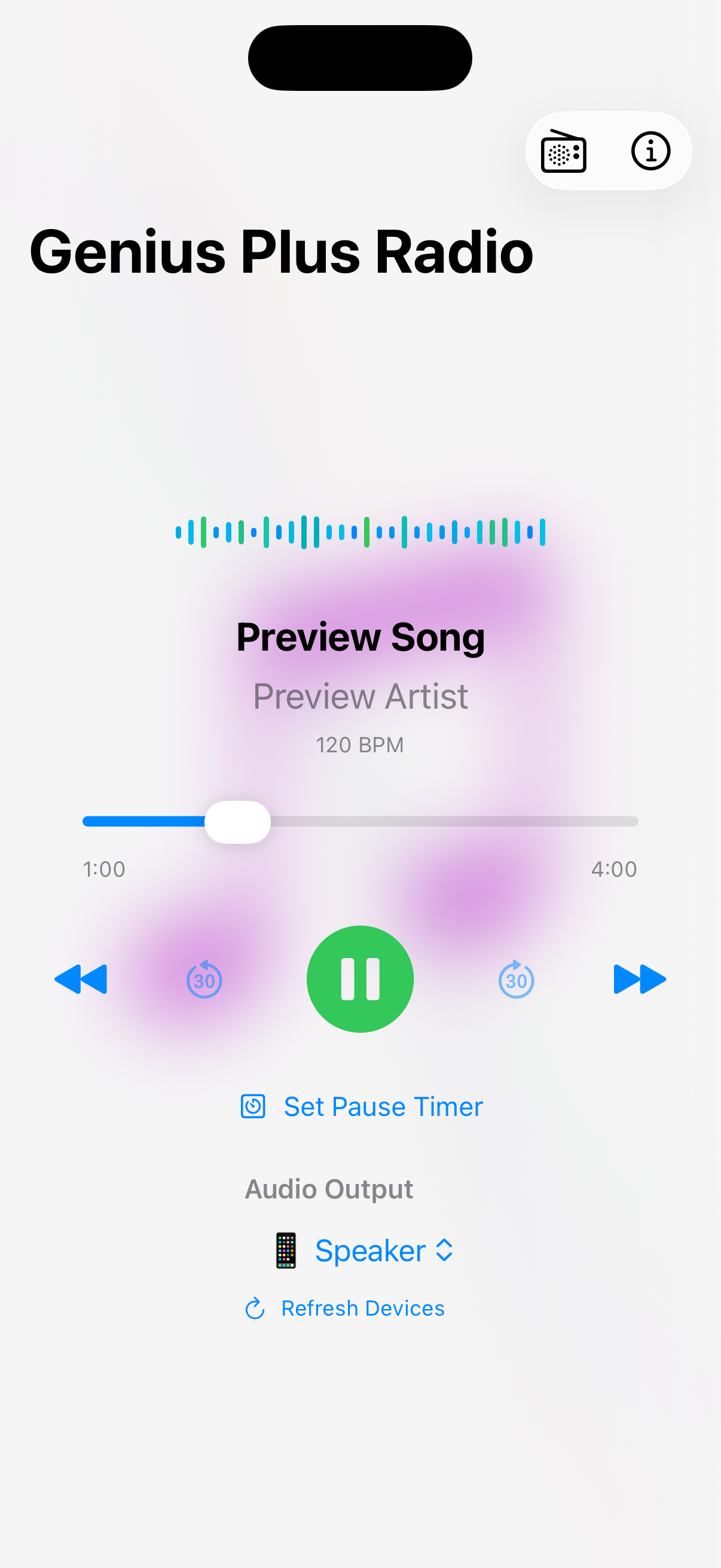 Genius Radio feature