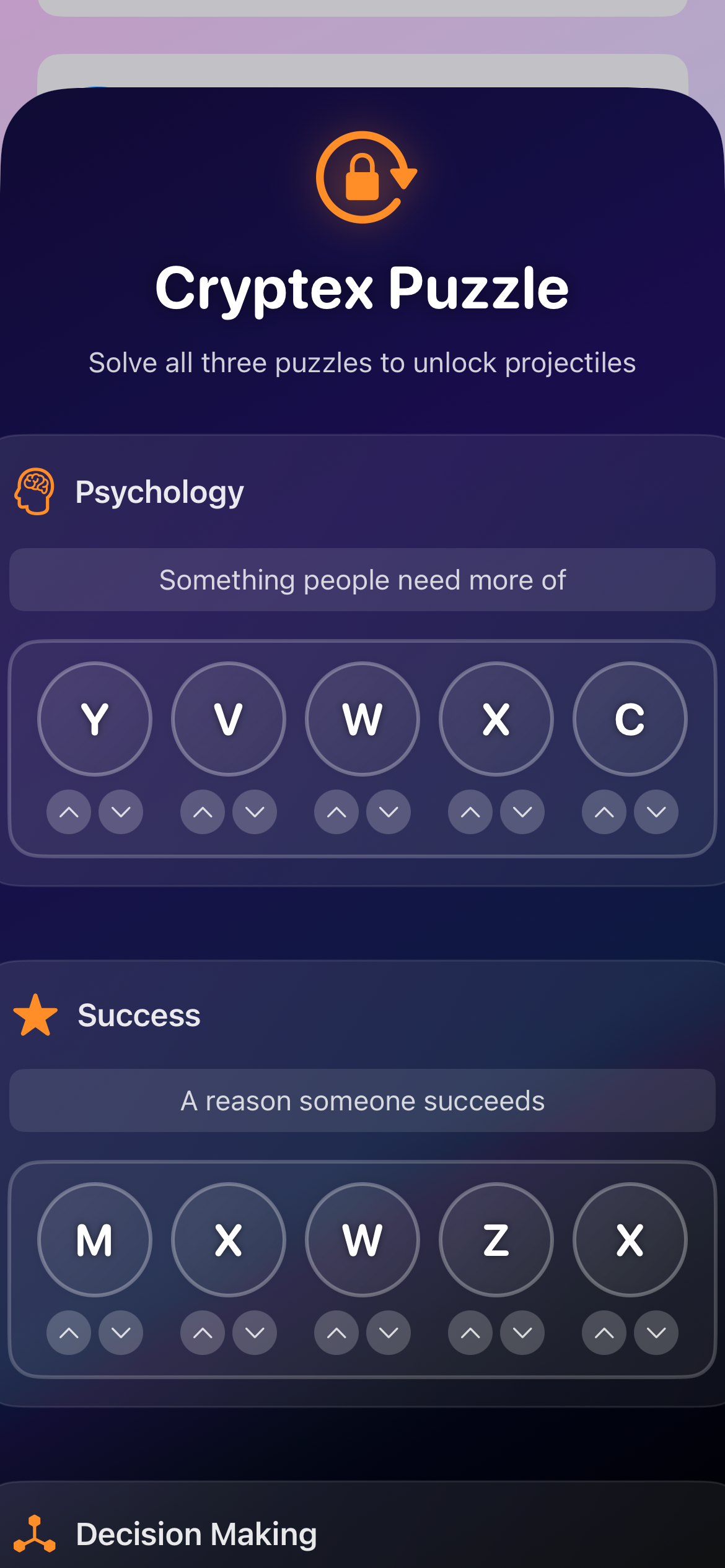 Orb Dash Projectile Unlocks