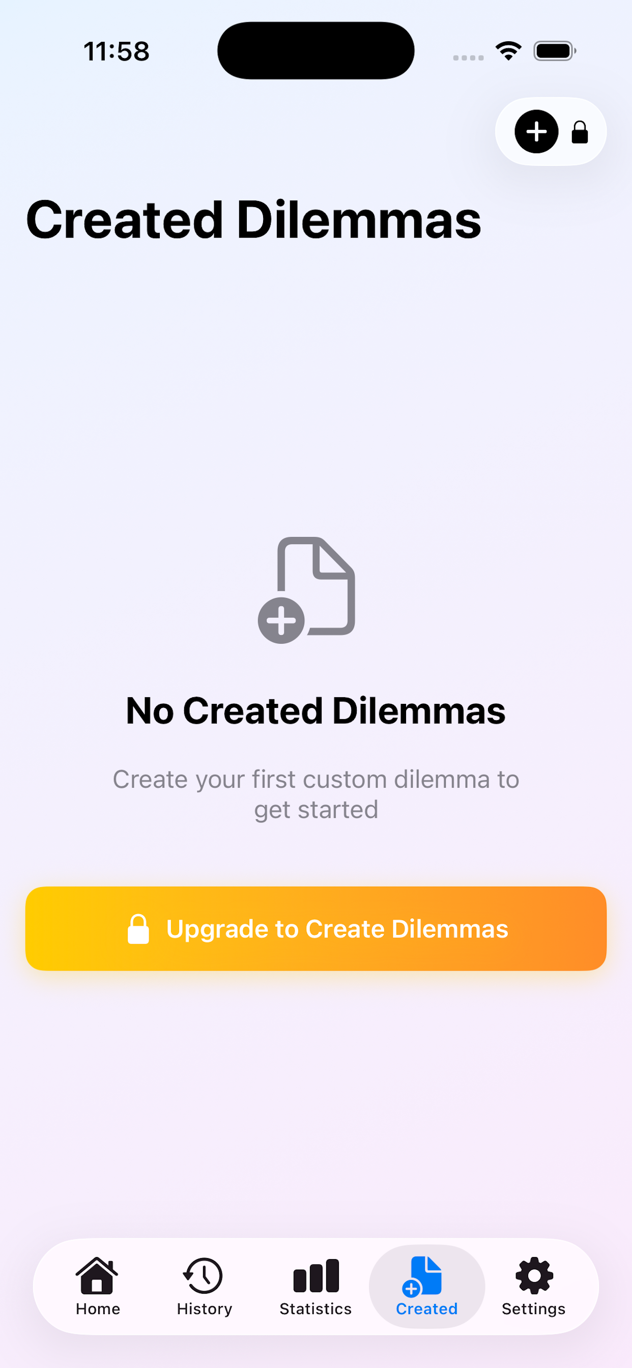 Custom Dilemma Creation