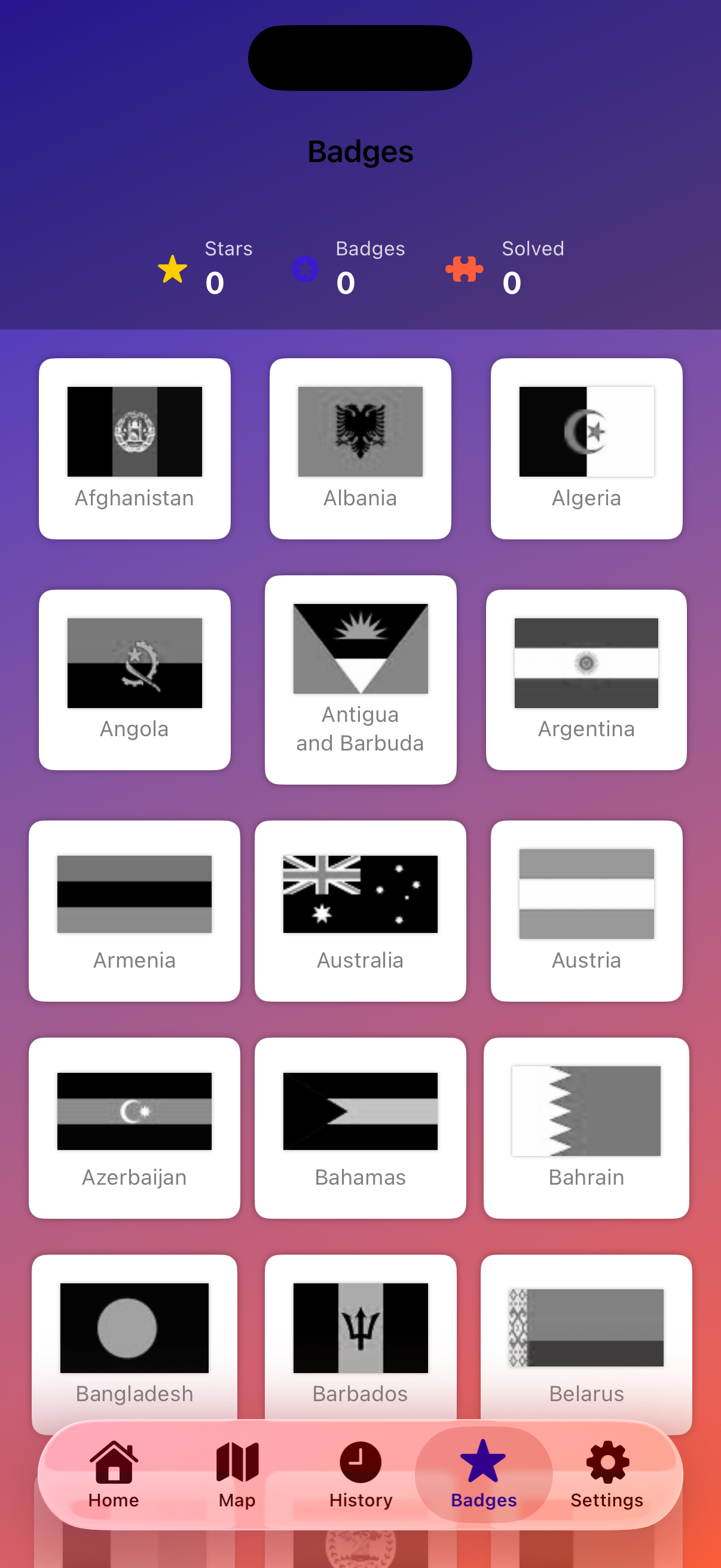 SquareGlobe Country Badges