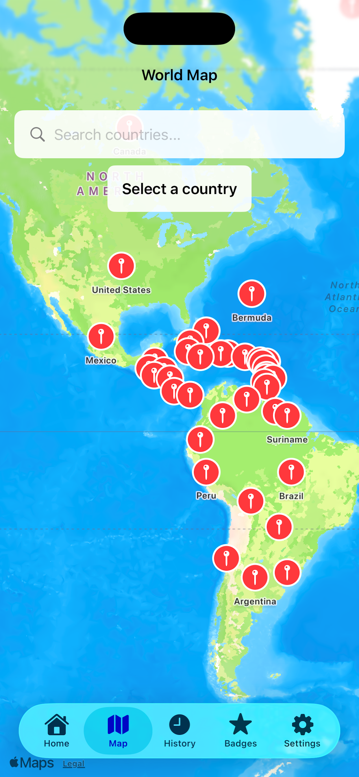 SquareGlobe World Map