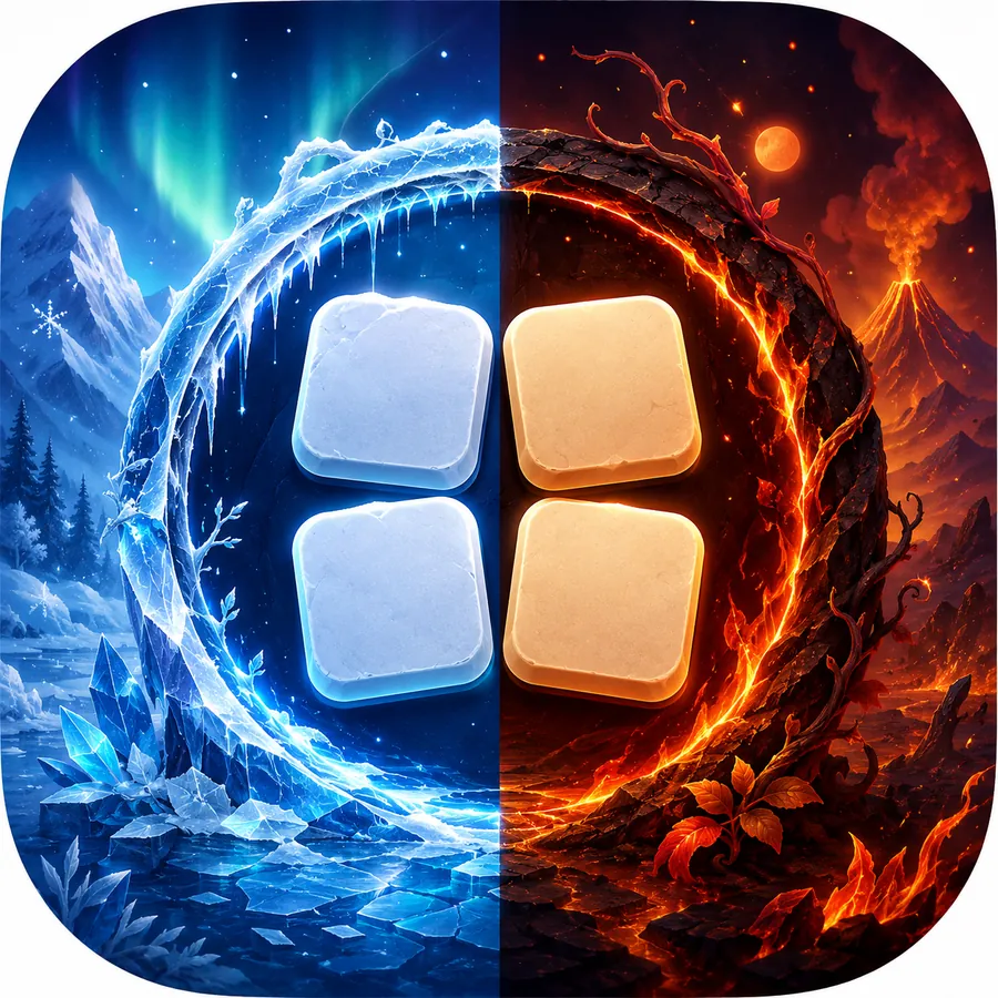 TempText ice-to-fire brand art