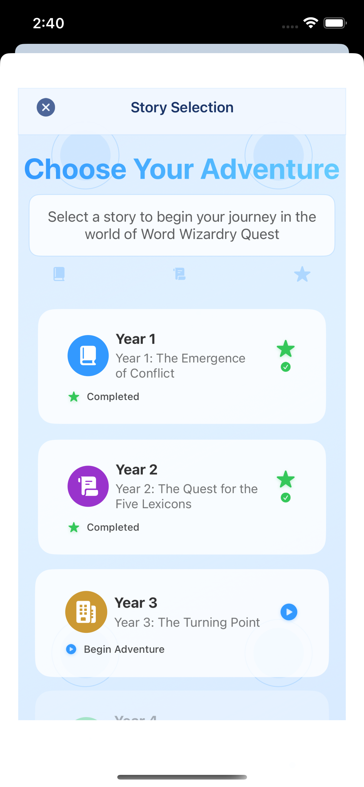 Achievement System